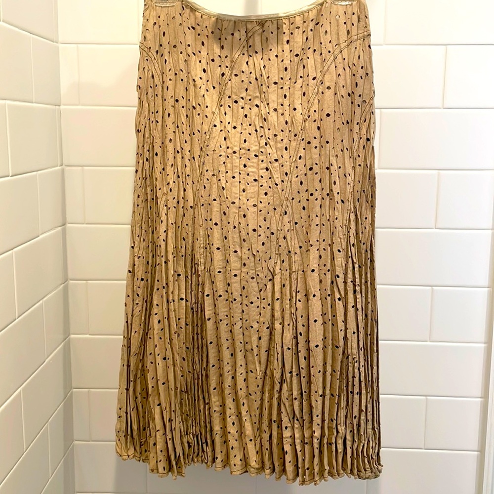 Vintage Esque Alberto Makali long skirt with slip M/L